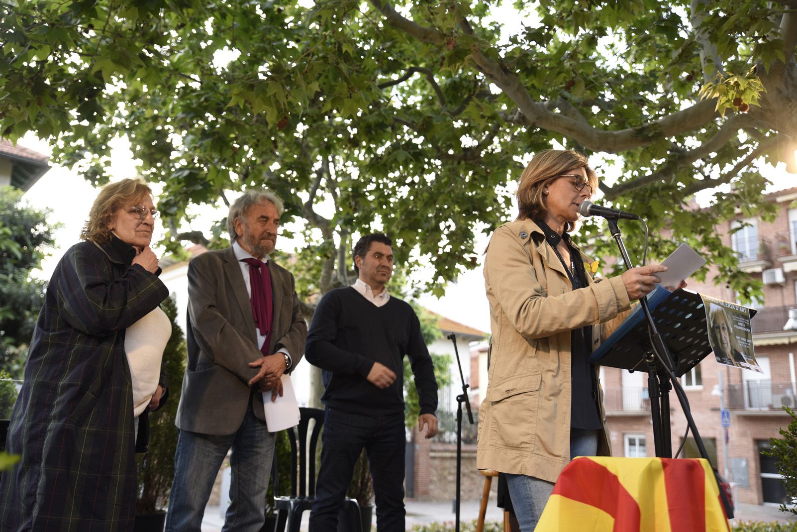 Recital d'homenatge a Marta Pessarrodona. Foto: Bernat Millet.