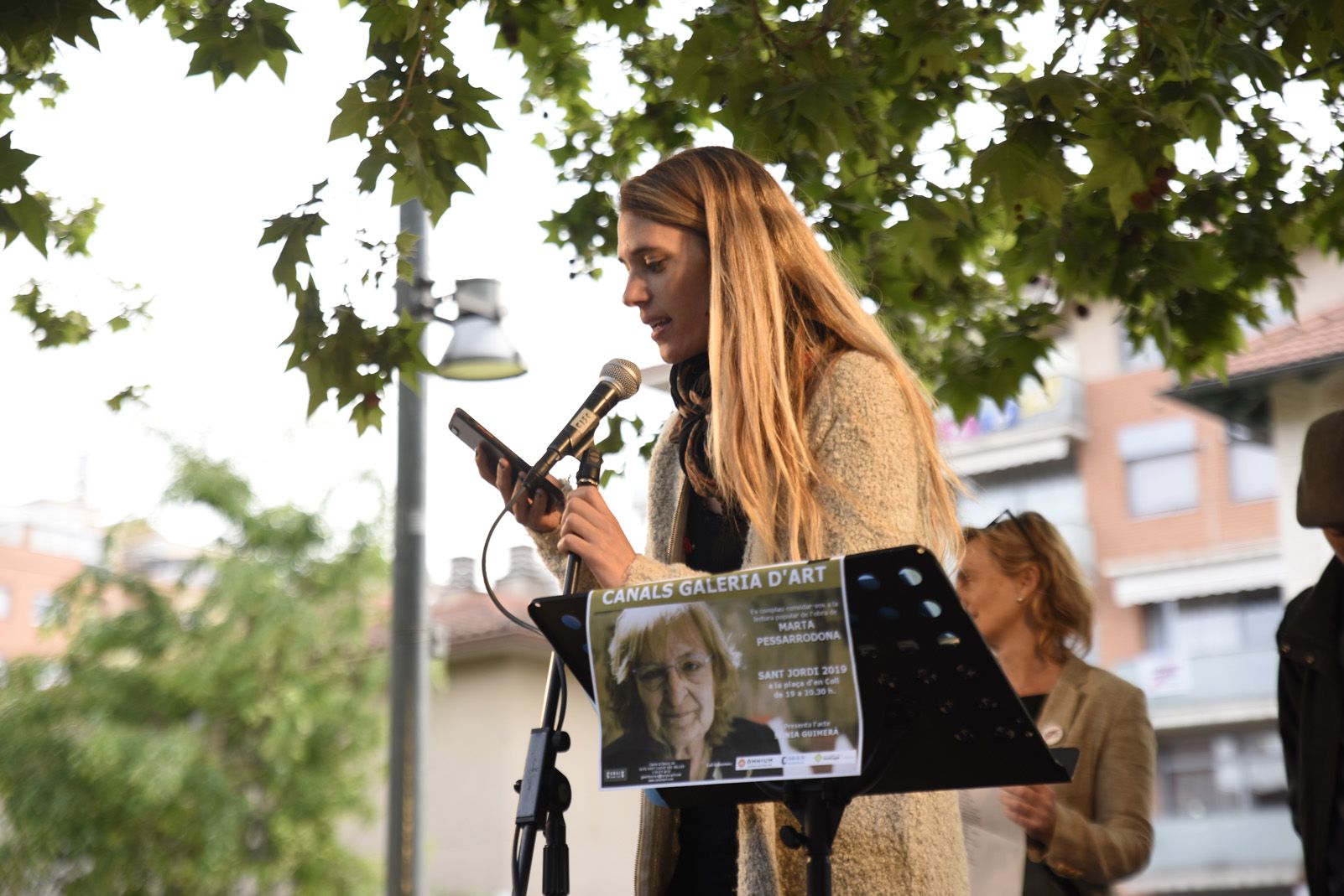 Recital d'homenatge a Marta Pessarrodona. Foto: Bernat Millet.