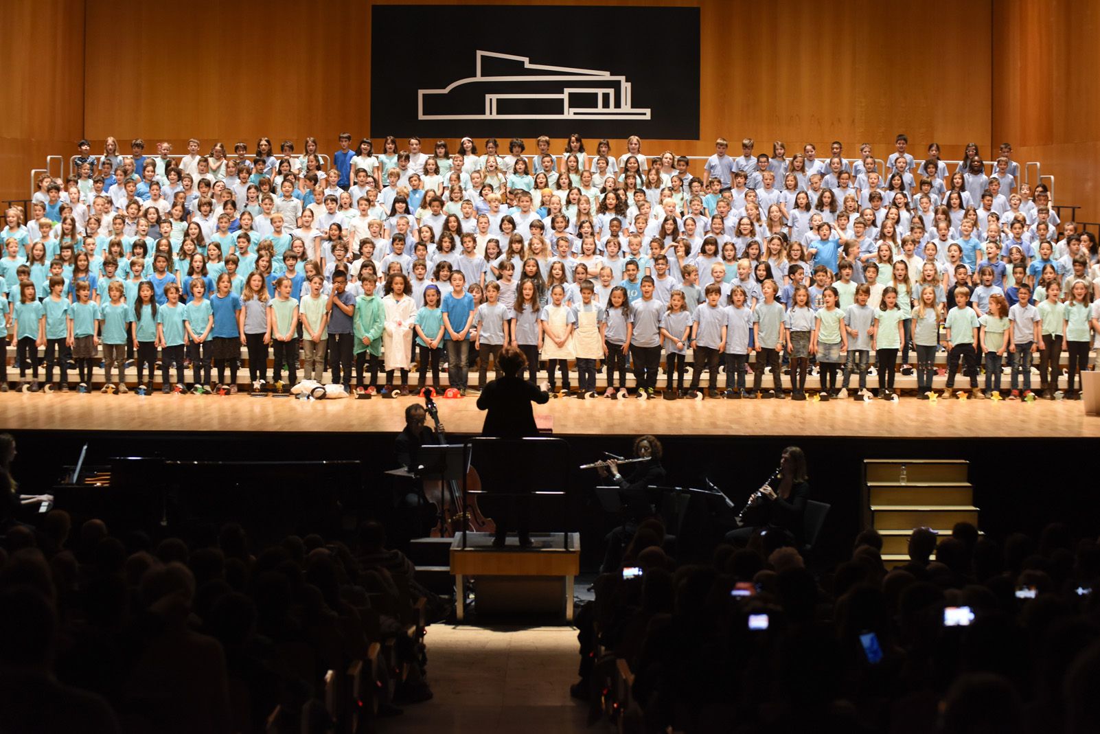 XVI Cantata Infantil de Sant Cugat al Teatre Auditori. Foto: Bernat Millet.
