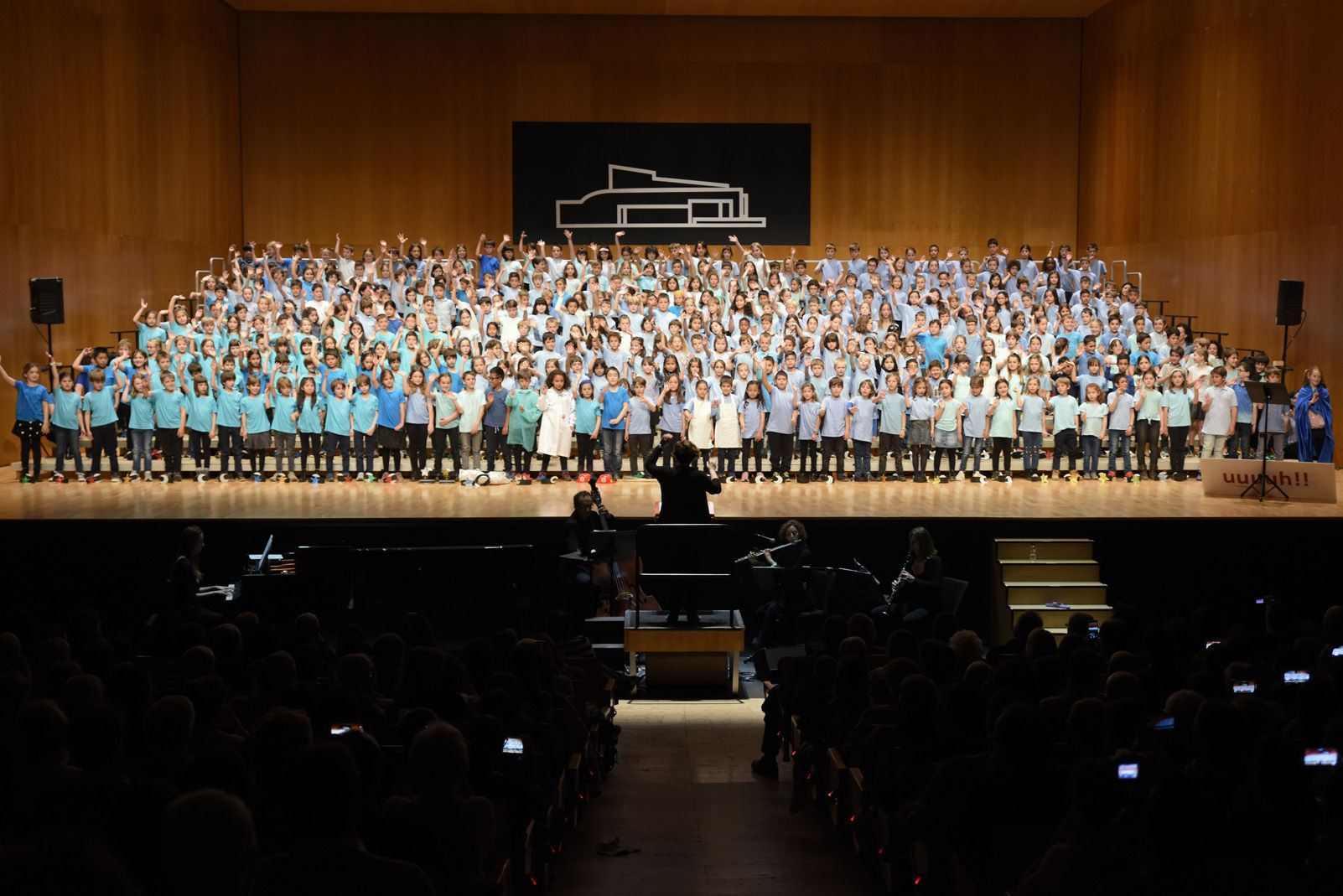 XVI Cantata Infantil de Sant Cugat al Teatre Auditori. Foto: Bernat Millet.