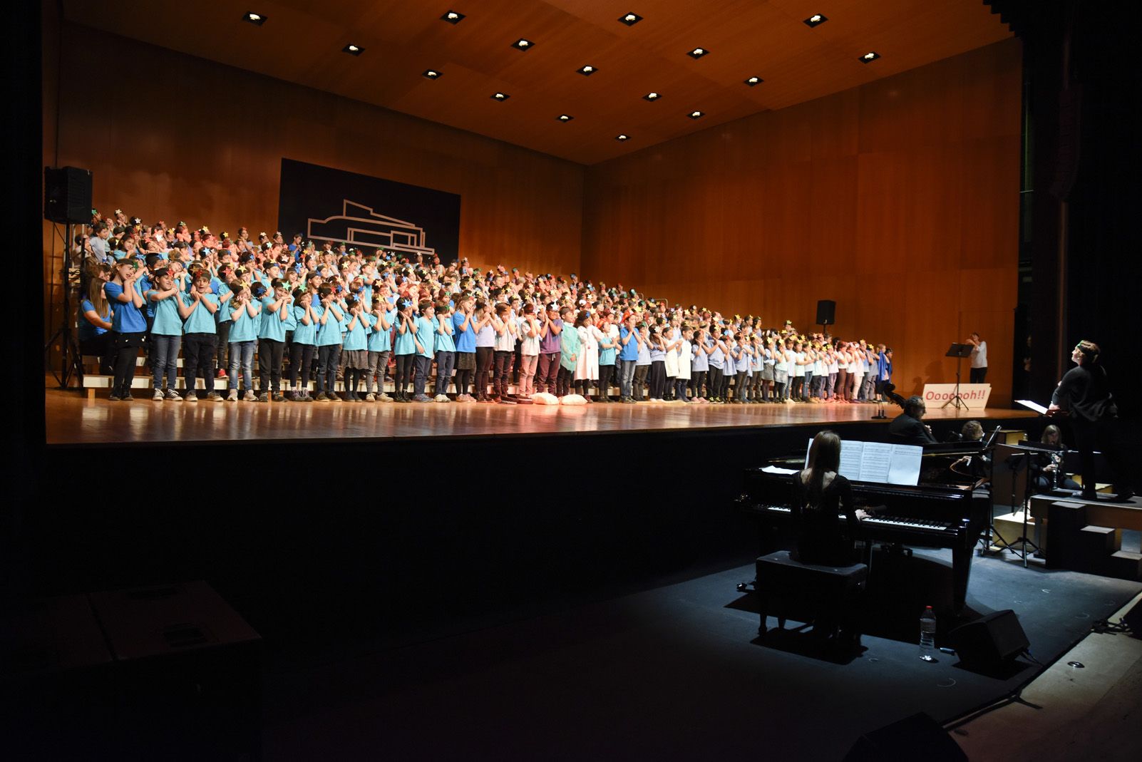 XVI Cantata Infantil de Sant Cugat al Teatre Auditori. Foto: Bernat Millet.