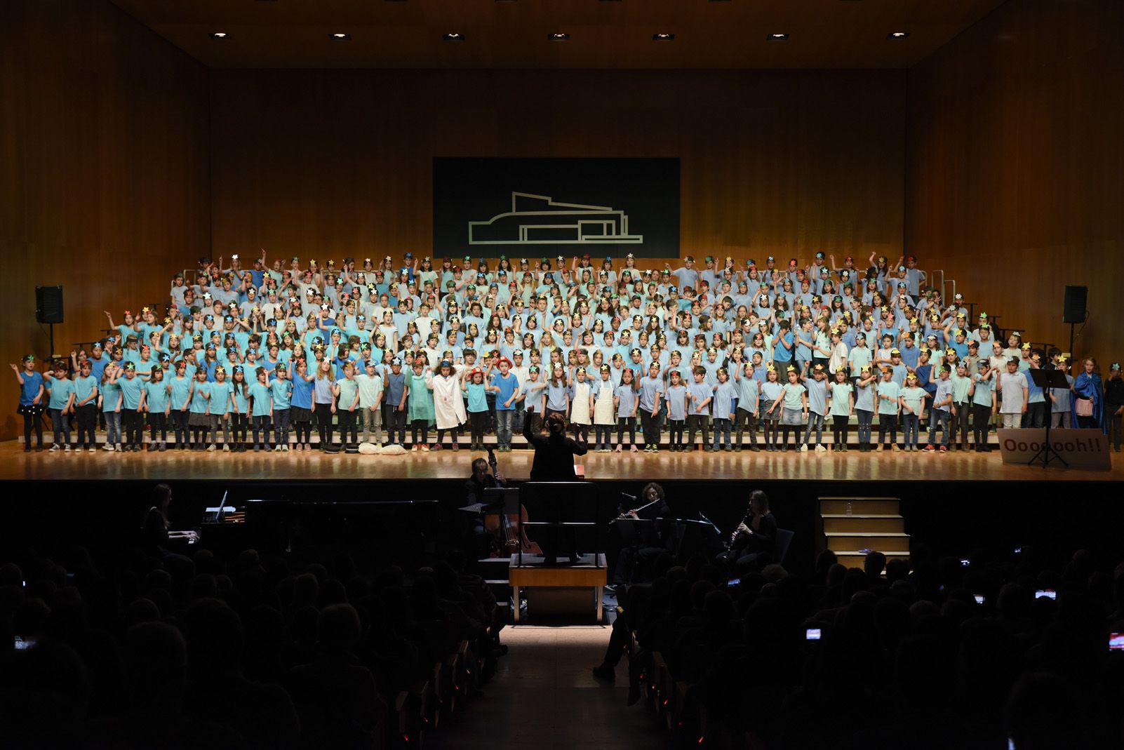 XVI Cantata Infantil de Sant Cugat al Teatre Auditori. Foto: Bernat Millet.