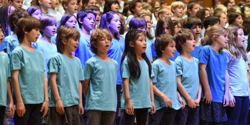 La XVI Cantata Infantil de Sant Cugat. FOTO: Bernat Millet