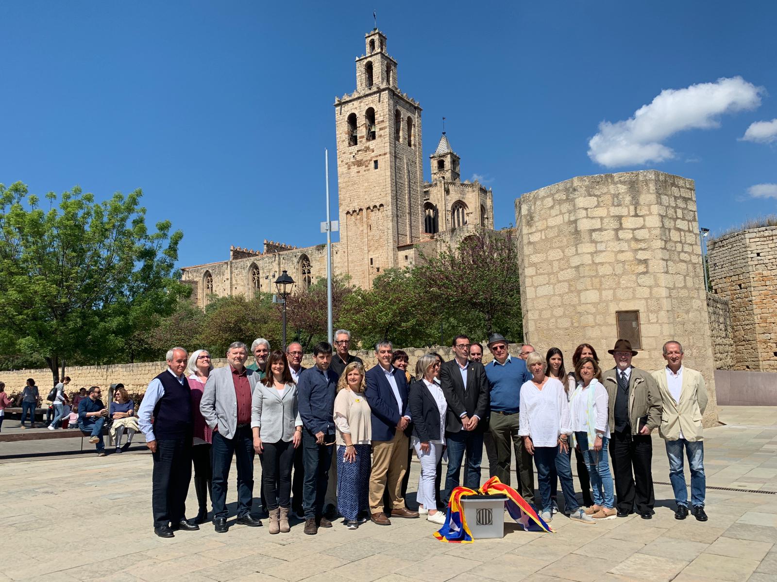 Els integrants de Primàries Sant Cugat per les eleccions municipals FOTO: À. Guinó 
