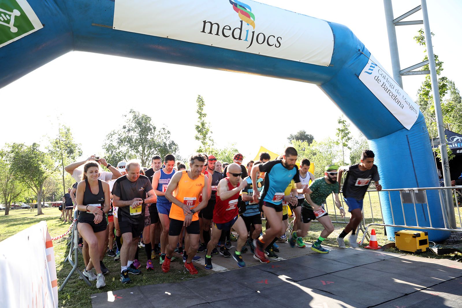 La cursa Medijocs pel col·lectiu sanitari. FOTO: Lali Álvarez
