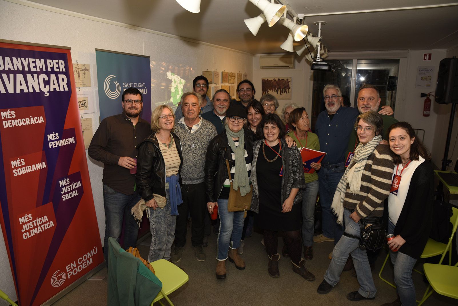 La seu de En Comú Podem. Foto: Bernat Millet.