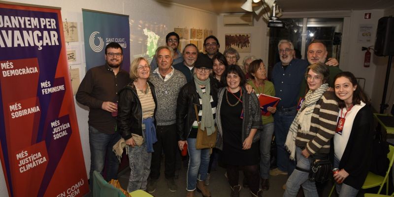 La seu de En Comú Podem. Foto: Bernat Millet.
