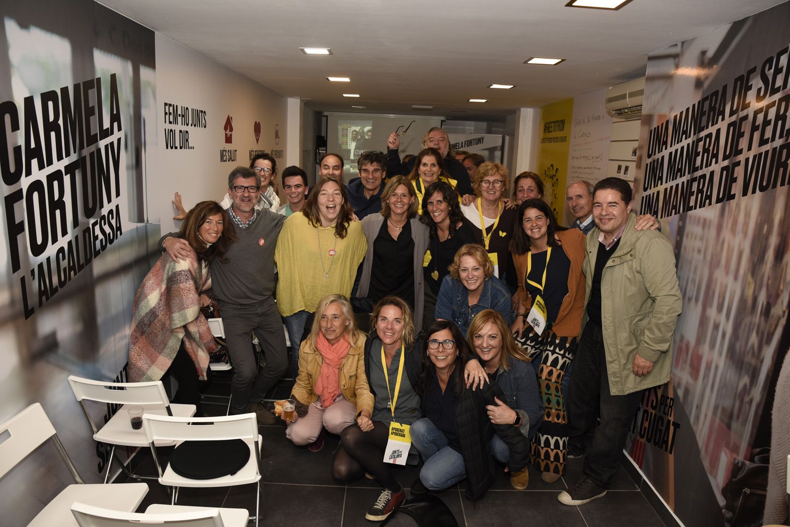 La seu de Junts per Sant Cugat. Foto: Bernat Millet.
