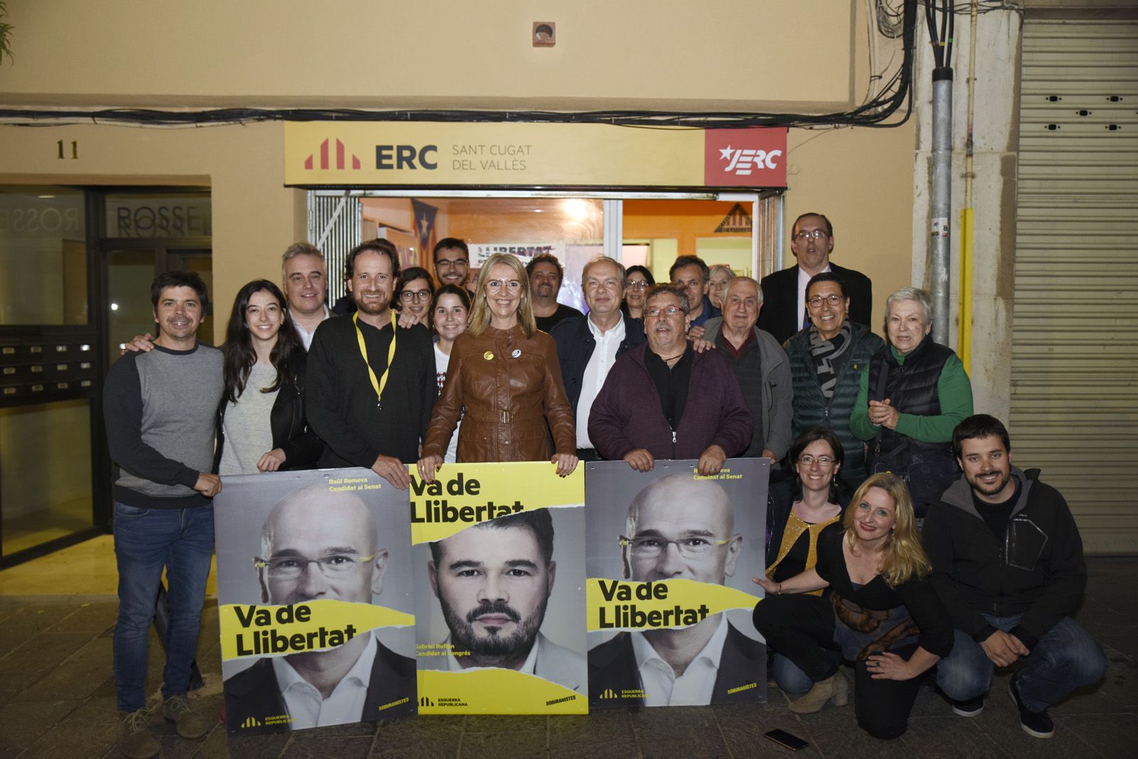 La seu d'Esquerra Republicana de Catalunya a Sant Cugat. Foto: Bernat Millet.