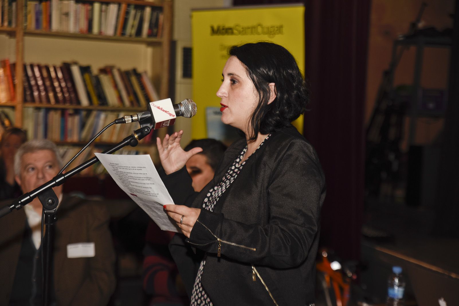 Debat electoral sobre seguretat mobilitat. Foto: Bernat Millet.