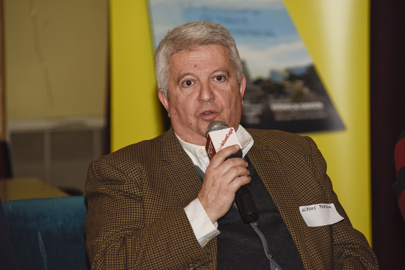 Debat electoral sobre seguretat mobilitat. Foto: Bernat Millet.