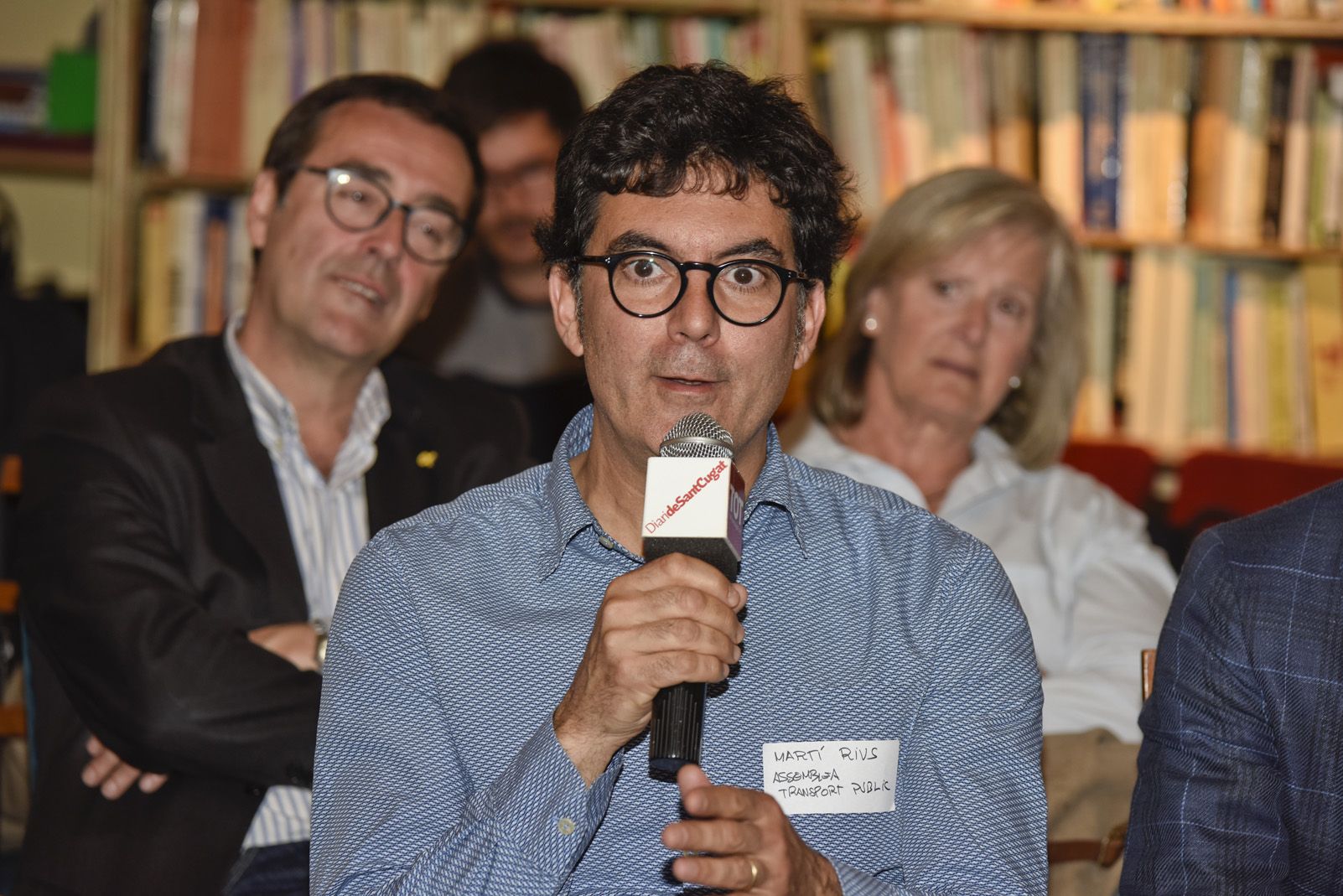 Debat electoral sobre seguretat mobilitat. Foto: Bernat Millet.