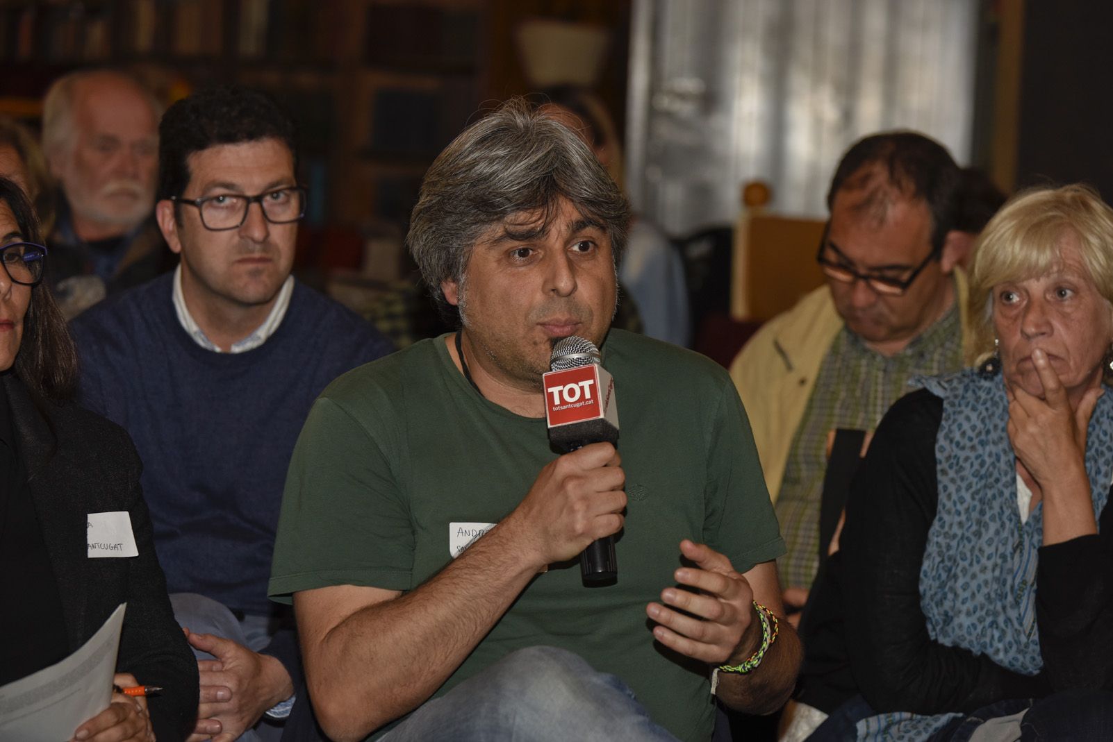 Debat electoral sobre seguretat mobilitat. Foto: Bernat Millet.