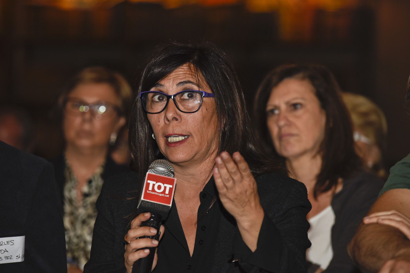 Debat electoral sobre seguretat mobilitat. Foto: Bernat Millet.