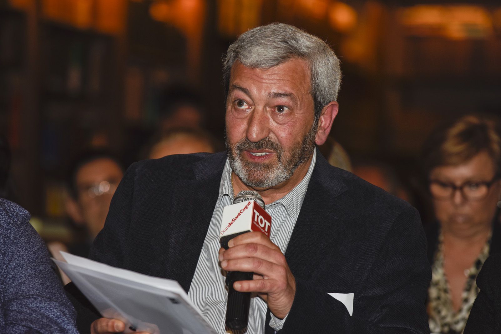 Debat electoral sobre seguretat mobilitat. Foto: Bernat Millet.