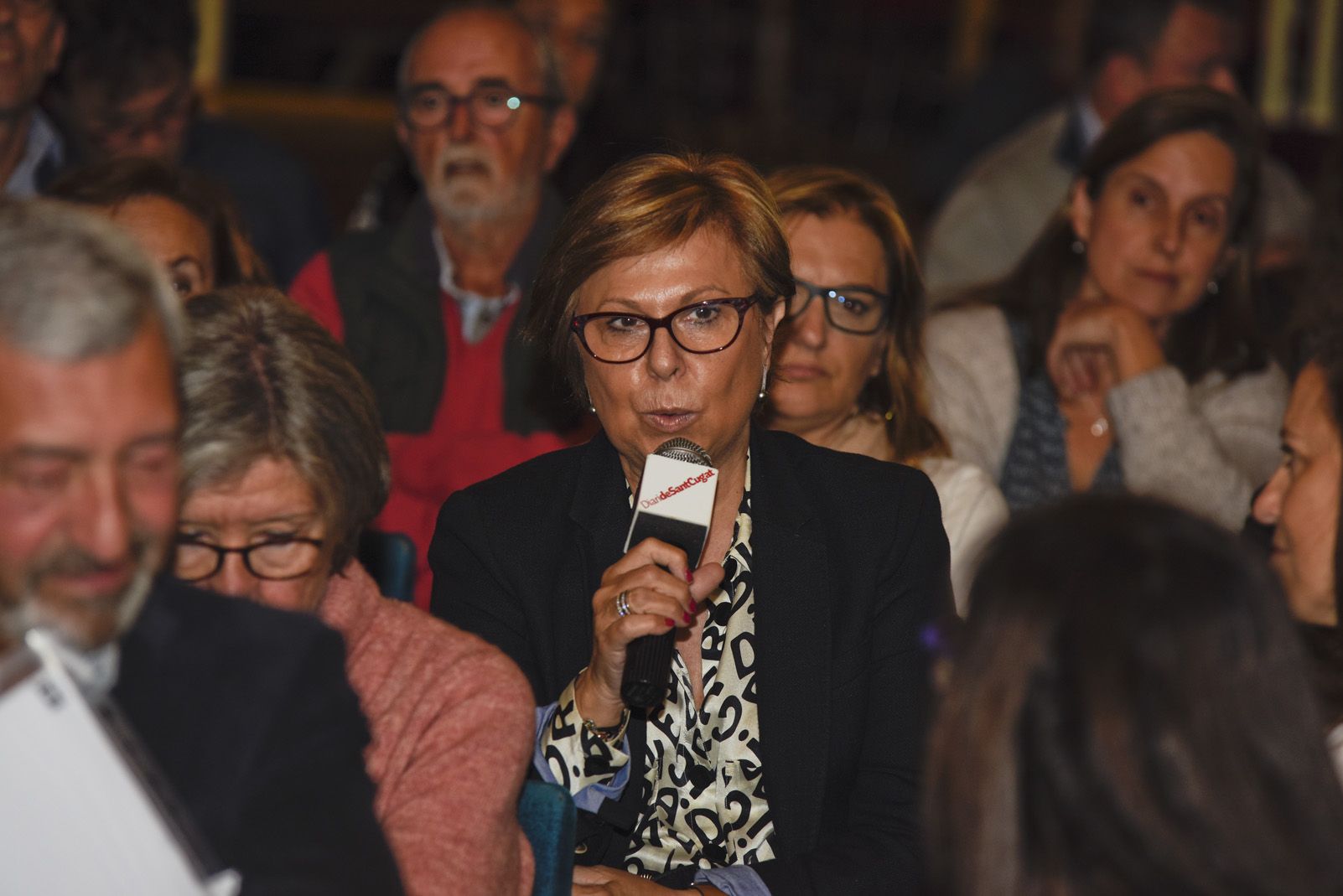 Debat electoral sobre seguretat mobilitat. Foto: Bernat Millet.