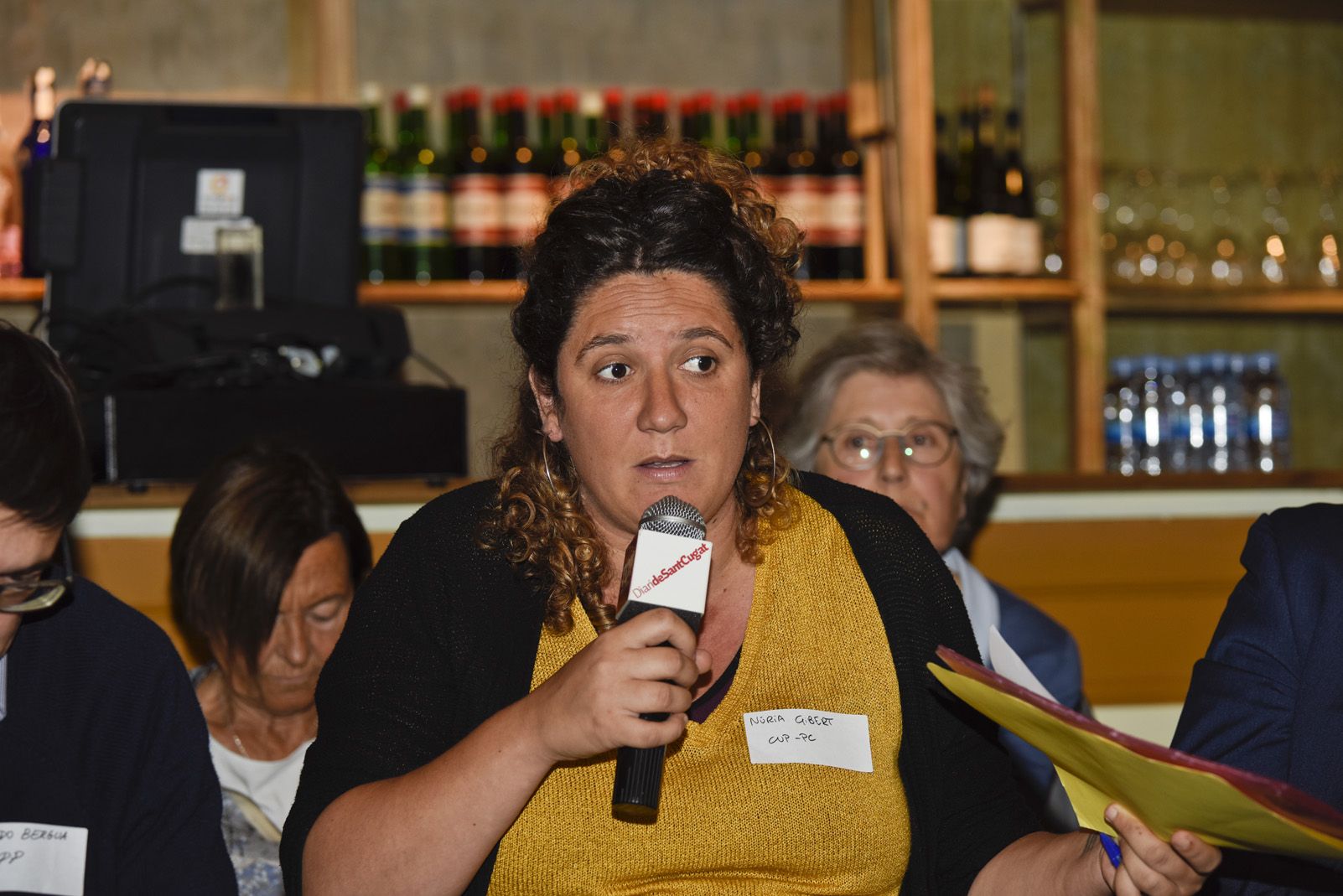 Debat electoral sobre seguretat mobilitat. Foto: Bernat Millet.