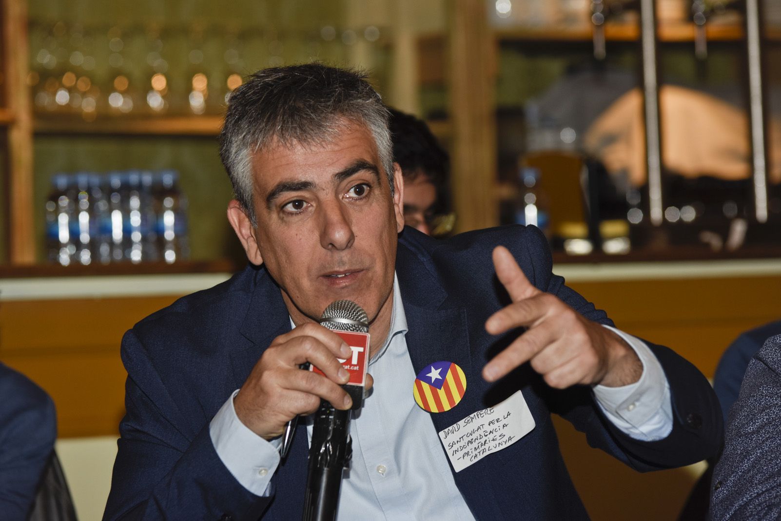 Debat electoral sobre seguretat mobilitat. Foto: Bernat Millet.