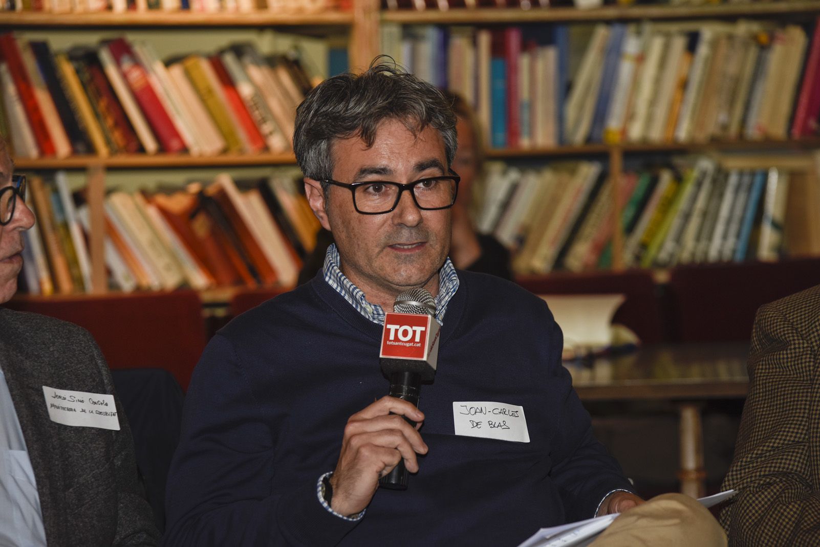 Debat electoral sobre seguretat mobilitat. Foto: Bernat Millet.