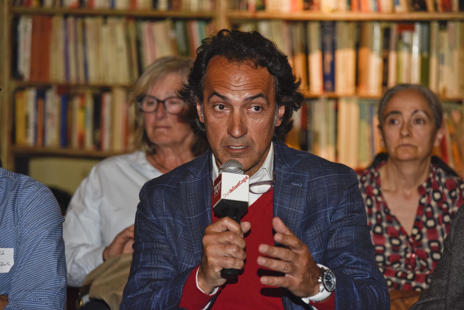 Debat electoral sobre seguretat mobilitat. Foto: Bernat Millet.