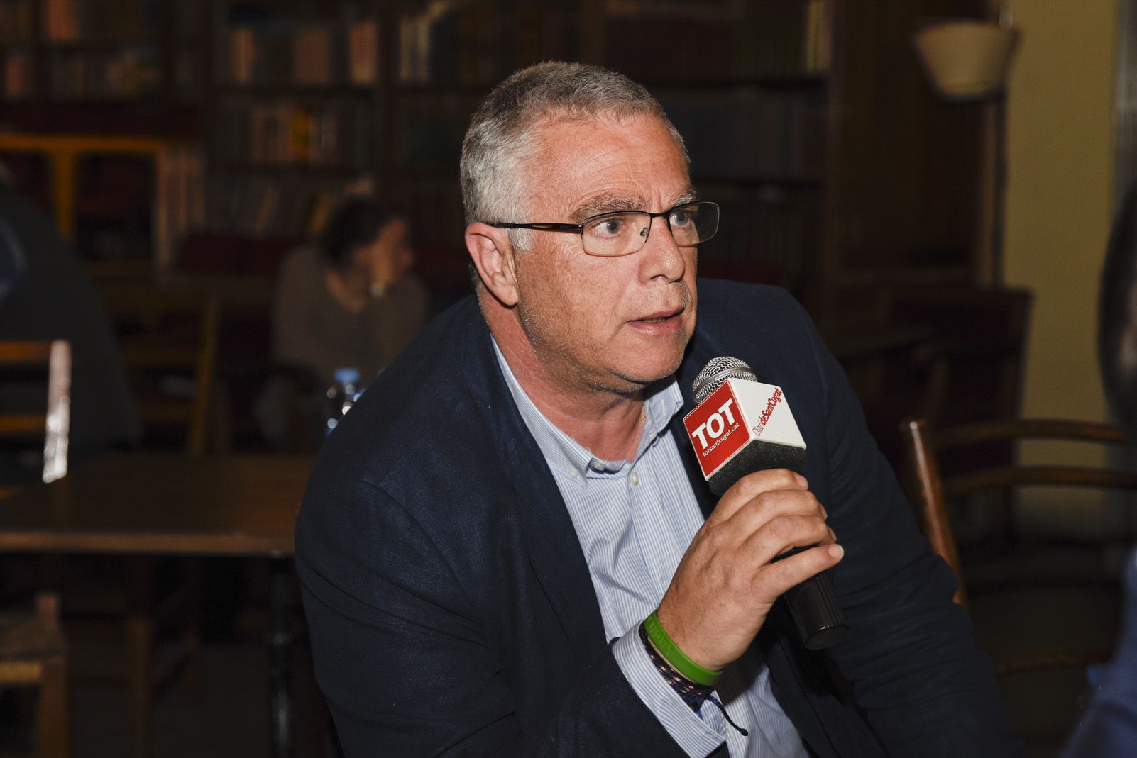 Debat electoral sobre seguretat mobilitat. Foto: Bernat Millet.