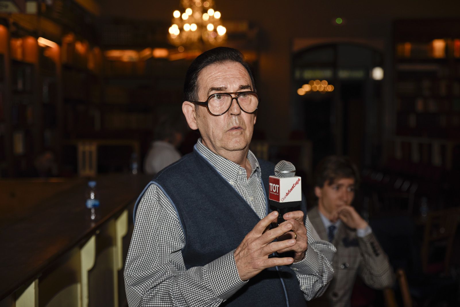 Debat electoral sobre seguretat mobilitat. Foto: Bernat Millet.