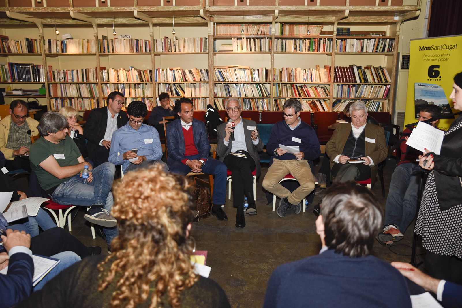 Debat electoral sobre seguretat mobilitat. Foto: Bernat Millet.