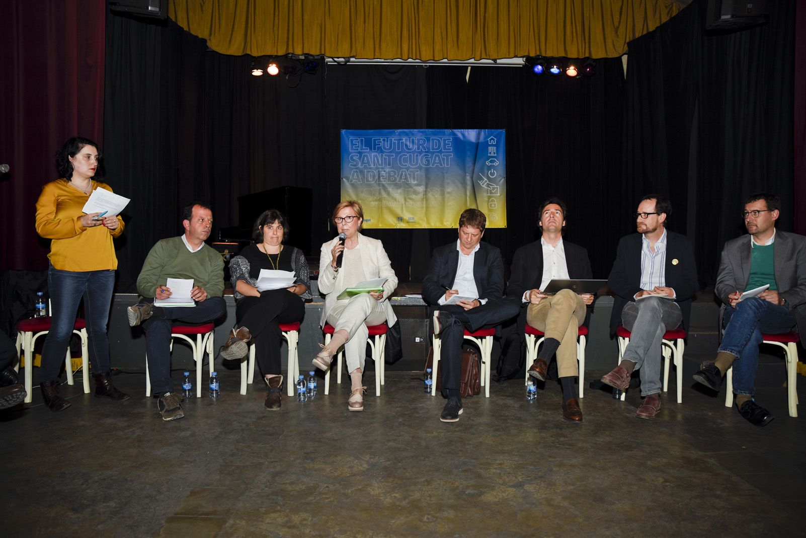 2on Debat Electoral: Empresa i Comerç. Foto: Bernat Millet.