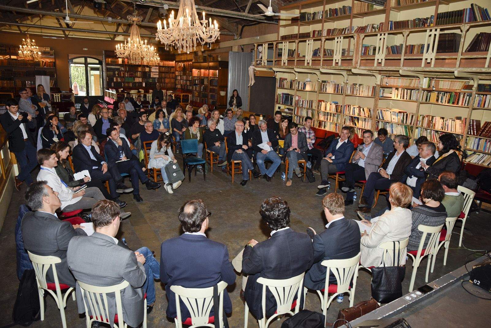 Debat participatiu sobre economia a Sant Cugat, organitzat pel TOT i Sant Cugat Empresarial. FOTO: Bernat Millet