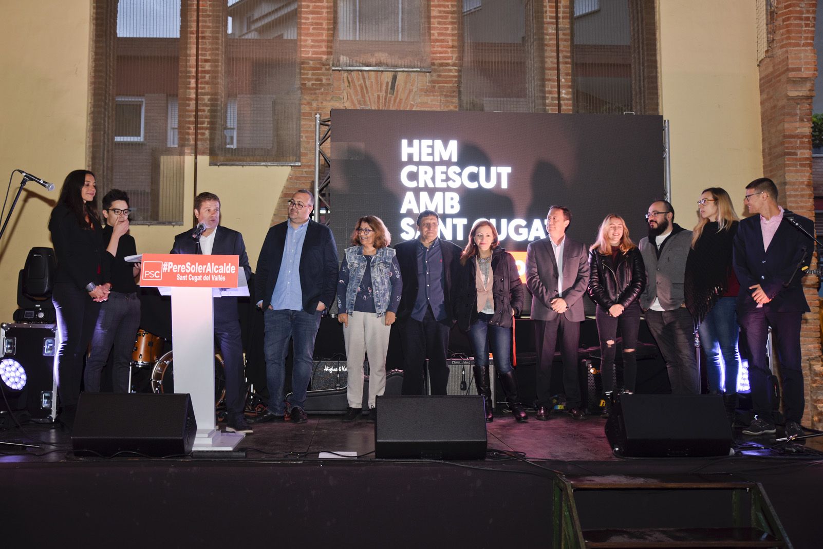 Acte de presentació del PSC per a les eleccions municipals. FOTO: Bernat Millet