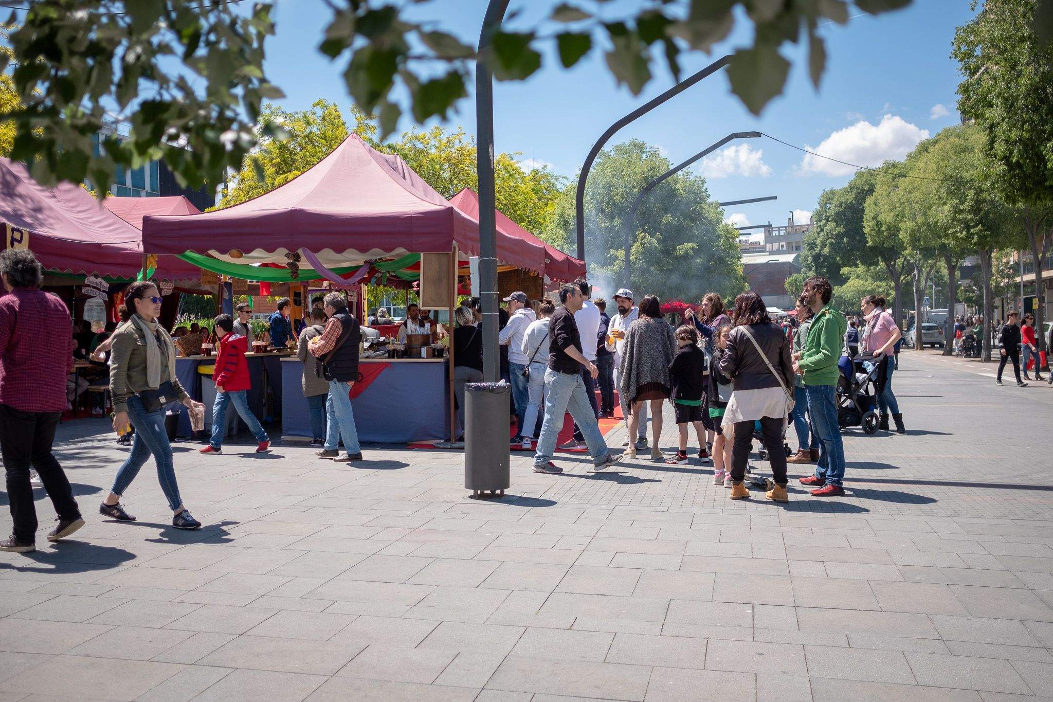 Mercat Medieval a la Plaça de la Vila. FOTO: Ale Gómez