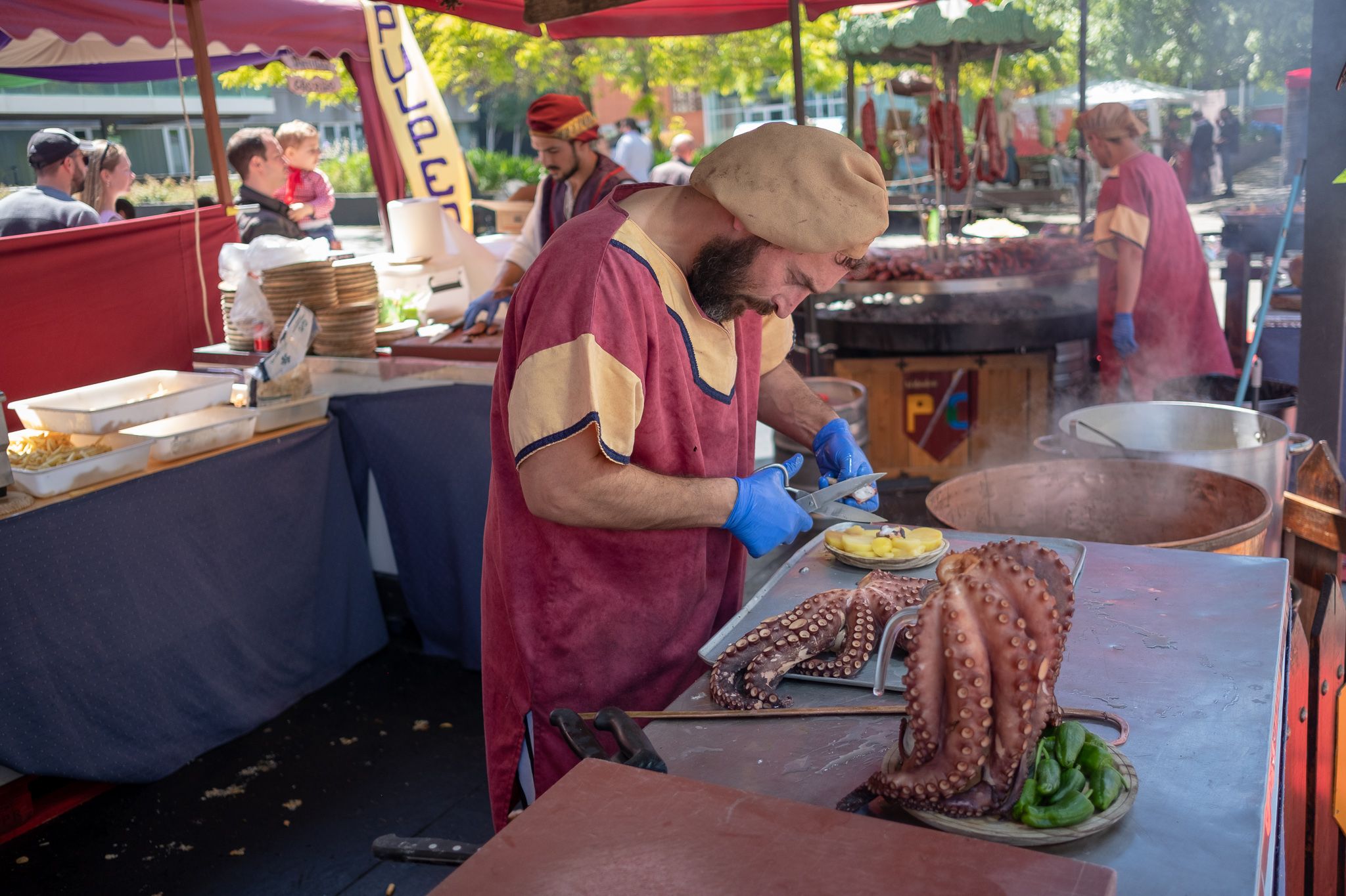 Mercat Medieval a la Plaça de la Vila. FOTO: Ale Gómez