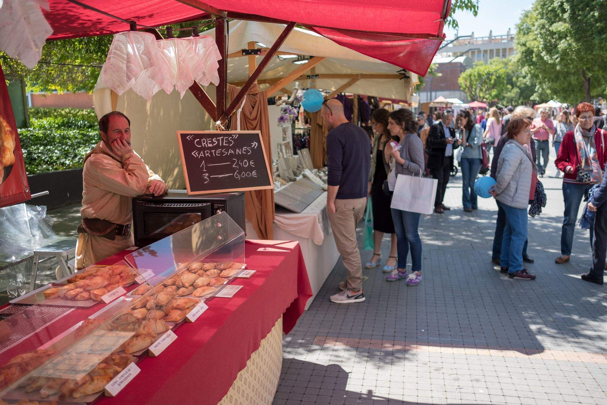 Mercat Medieval a la Plaça de la Vila. FOTO: Ale Gómez