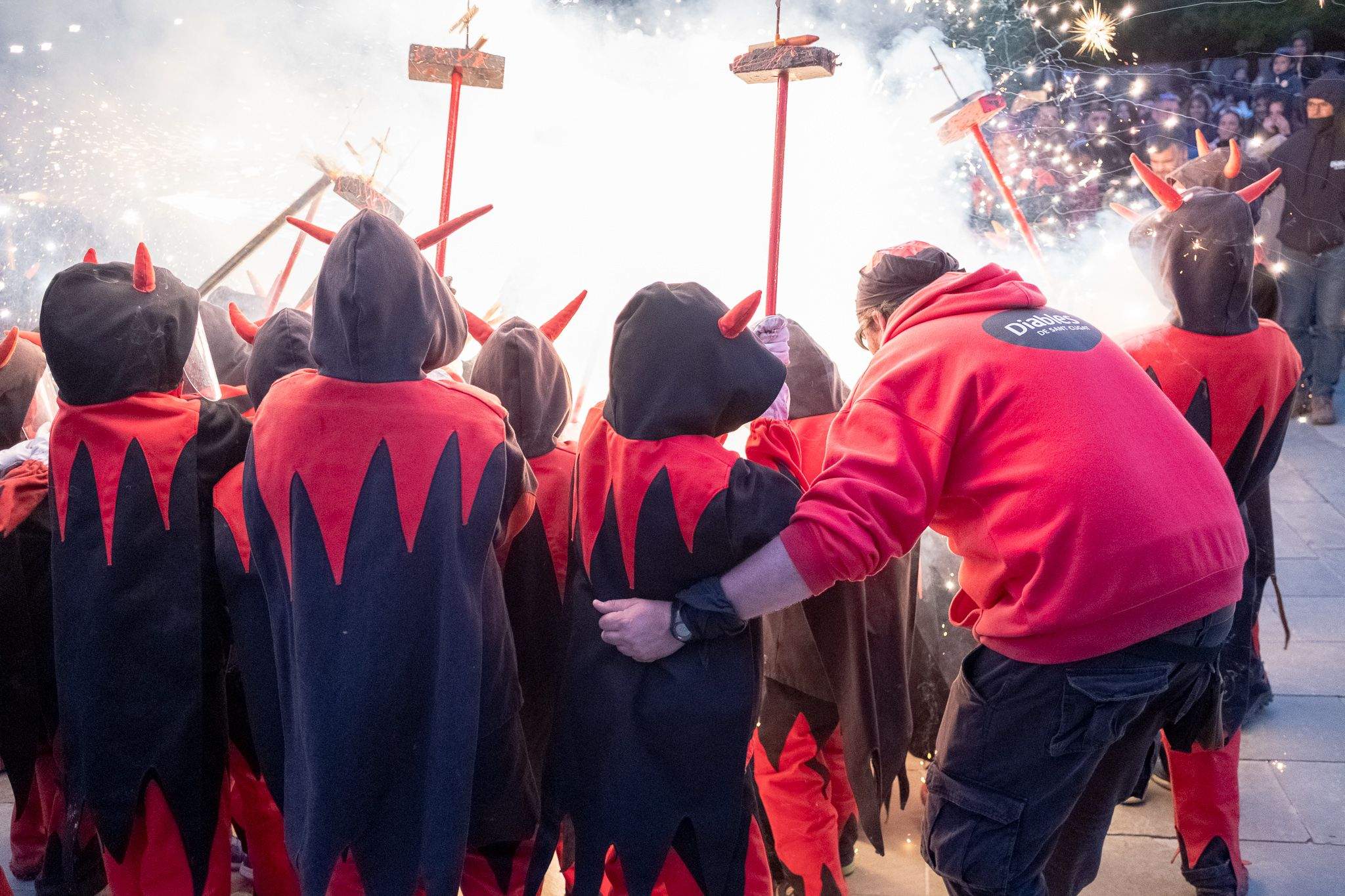 Els diablons s'estrenaven al Correfoc de l'Encabronada. FOTO: Ale Gómez