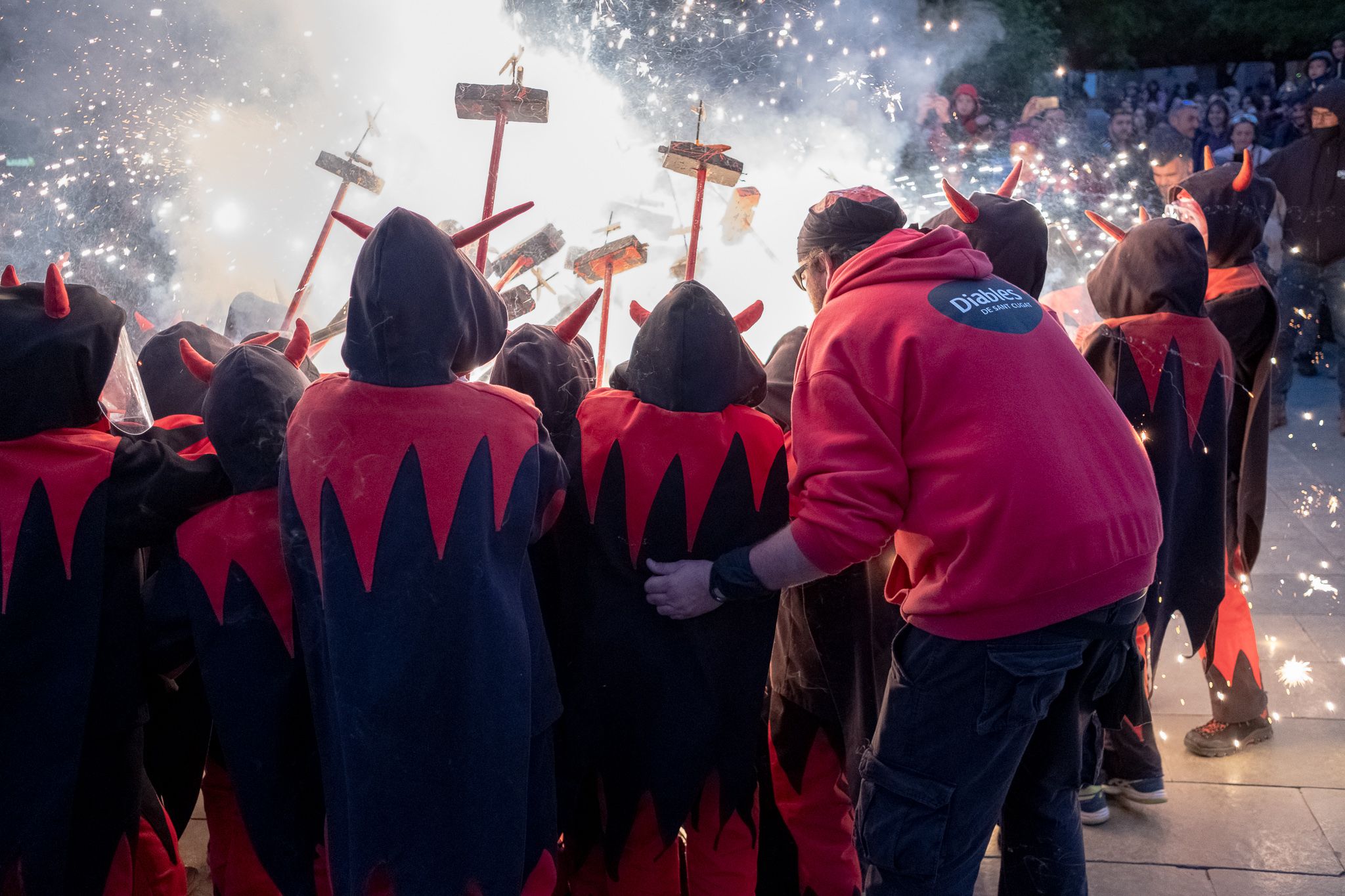 Comença el correfoc. FOTO: Ale Gómez
