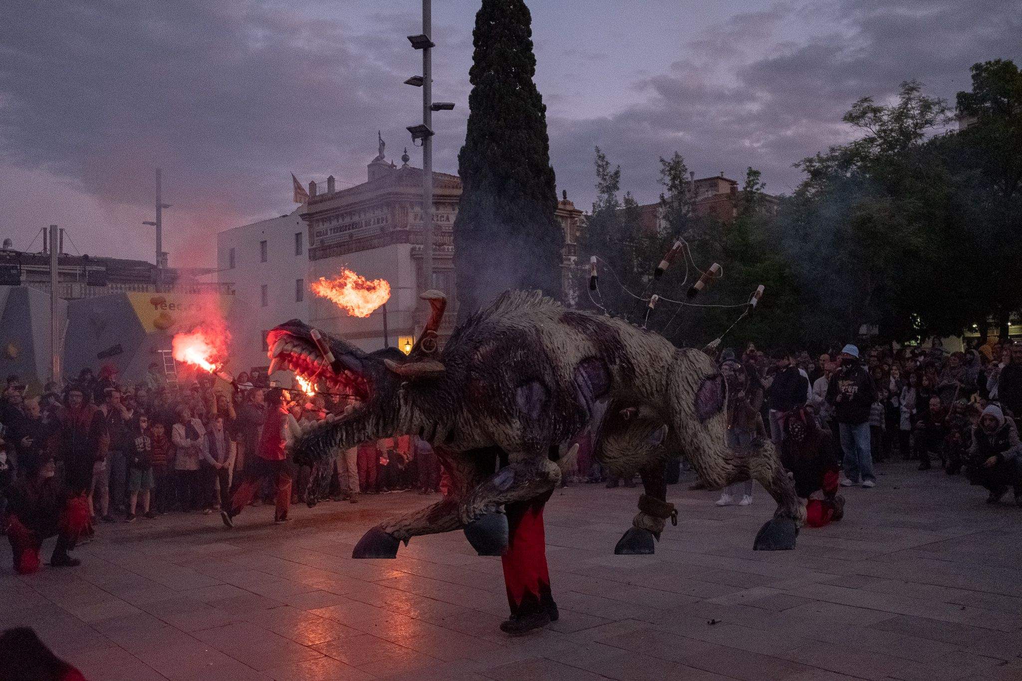 Comença el correfoc. FOTO: Ale Gómez