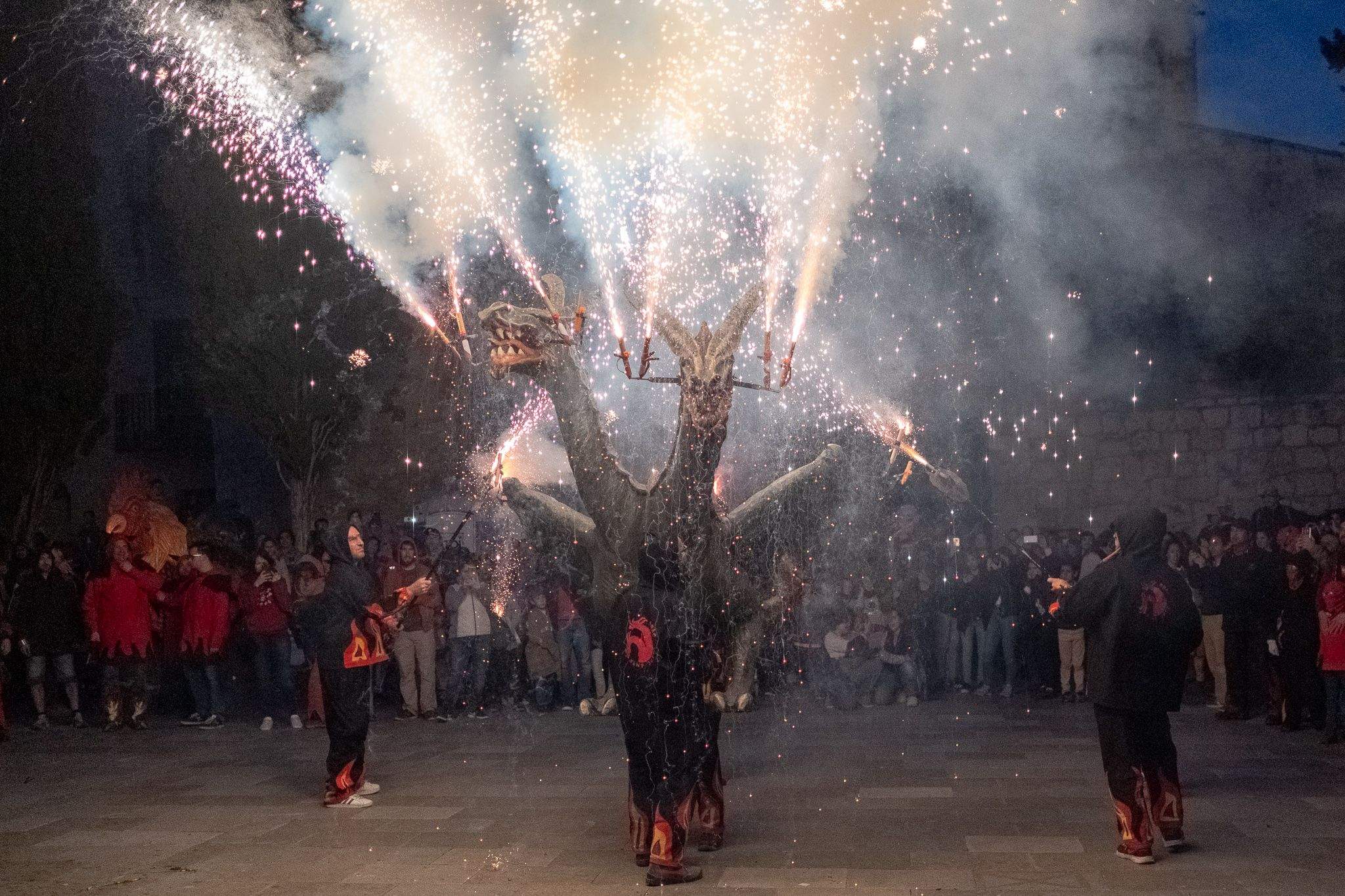 Comença el correfoc. FOTO: Ale Gómez