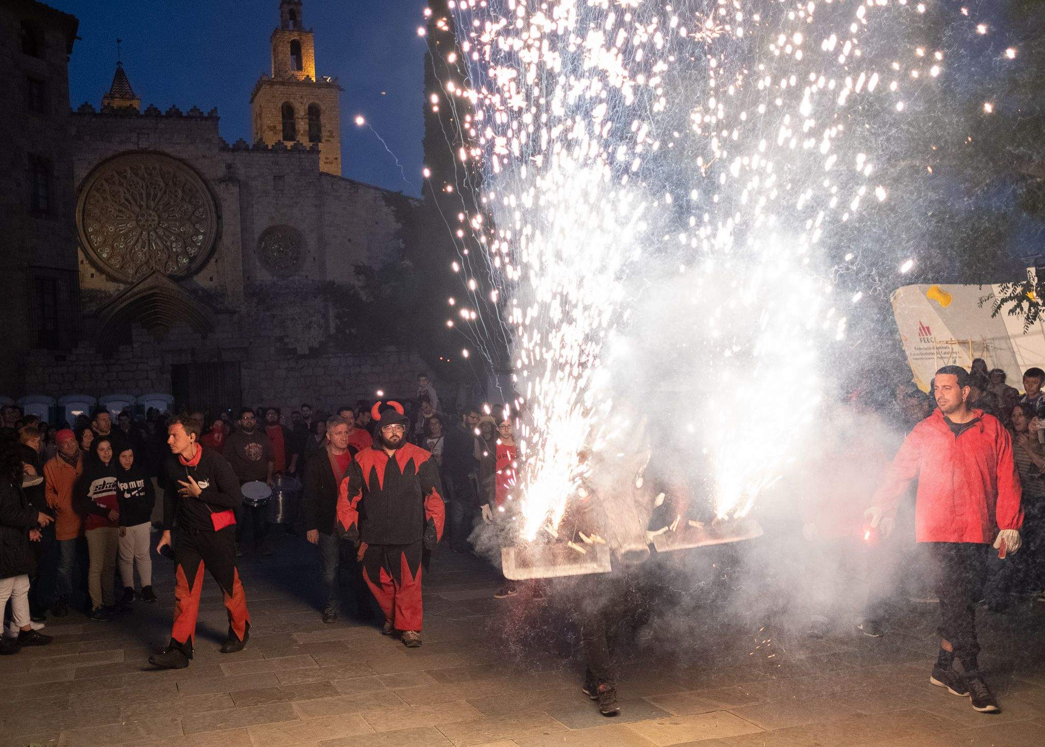 Comença el correfoc. FOTO: Ale Gómez