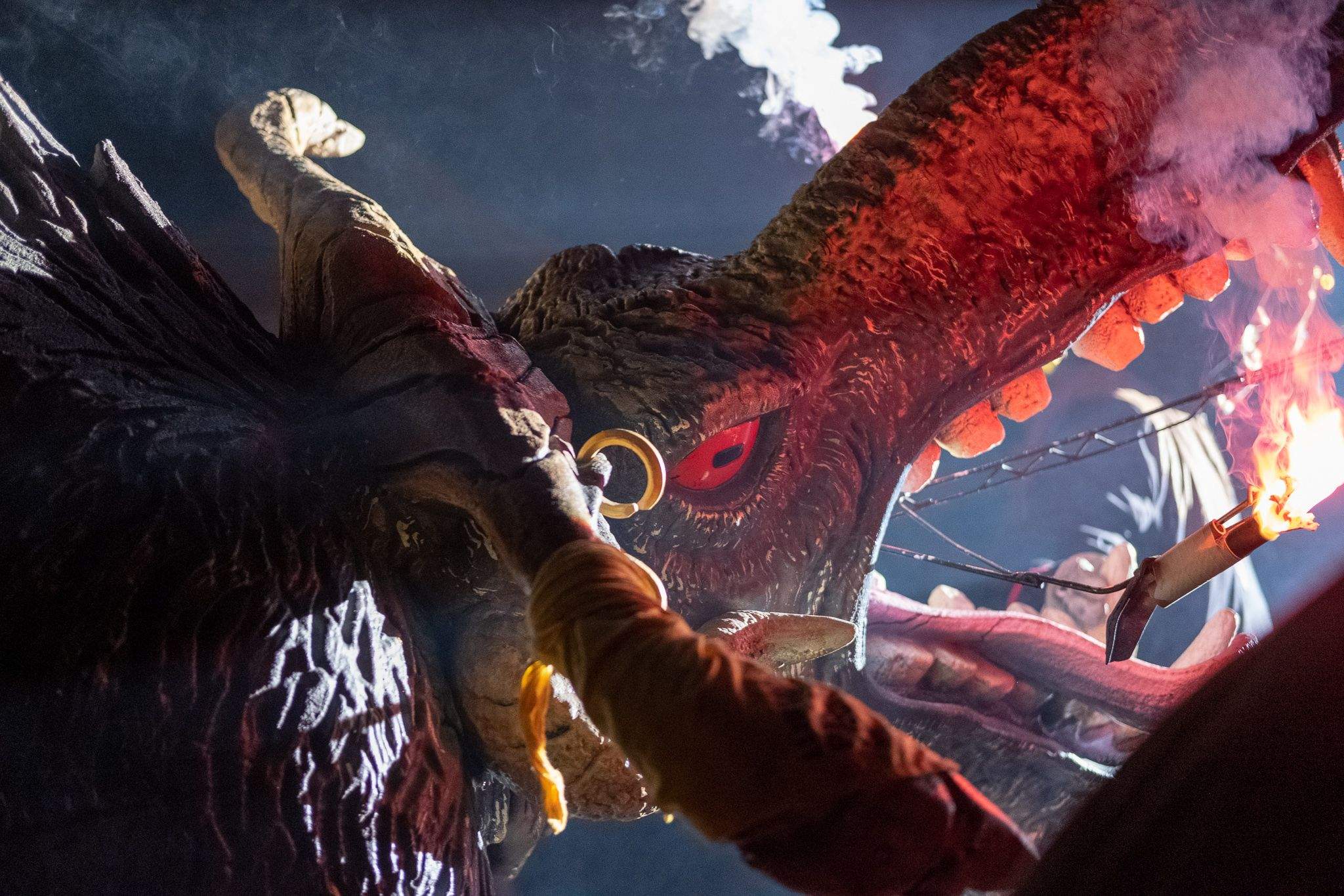 El correfocs al parc Ramón Barnils. FOTO: Ale Gómez