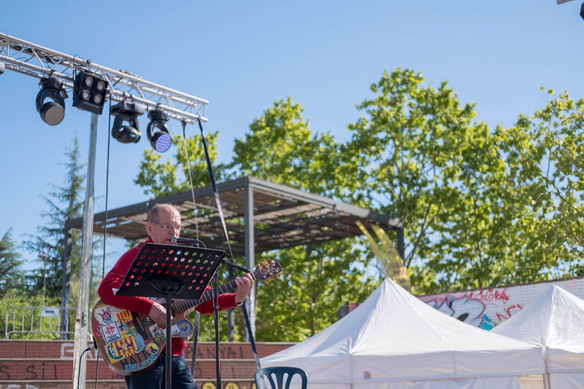 Concert de Miquel del Roig al parc Ramón Barnils. FOTO: Ale Gómez