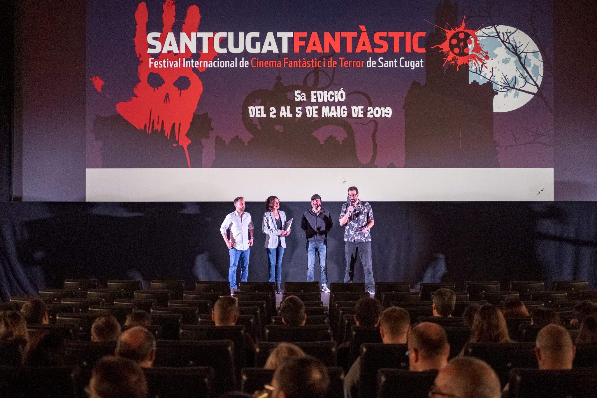 Anunciament dels premiats de edició 5 del festival Fantàstic. FOTO: Ale Gómez