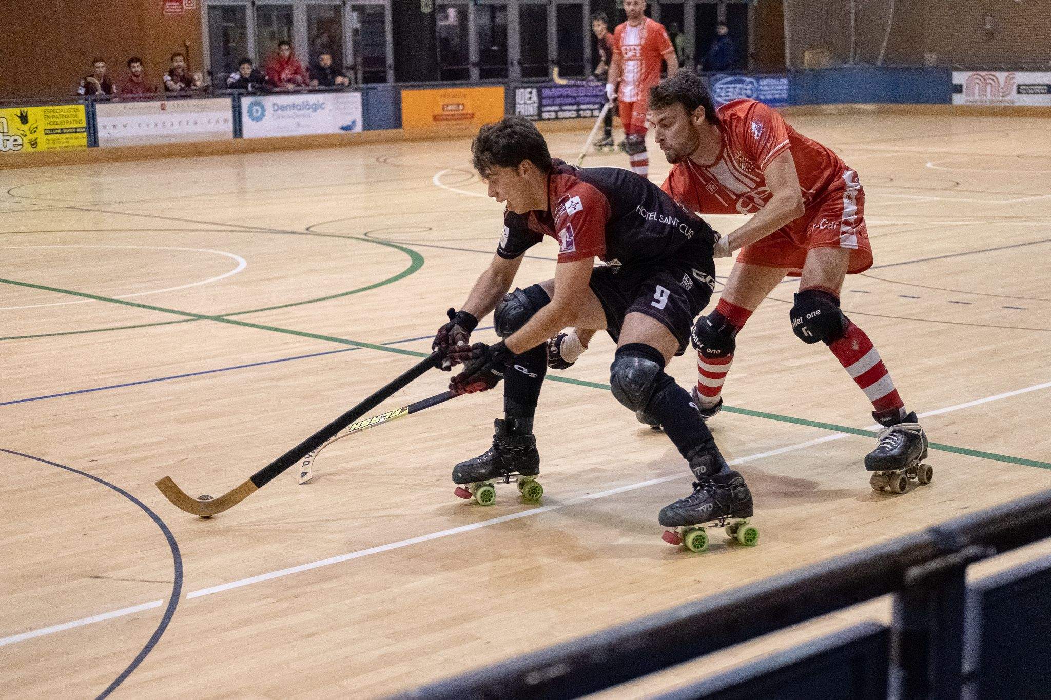 Hoquei sobre patins masculí. Partit de lliga. PHC Sant Cugat-Girona CH. FOTO: Ale Gómez