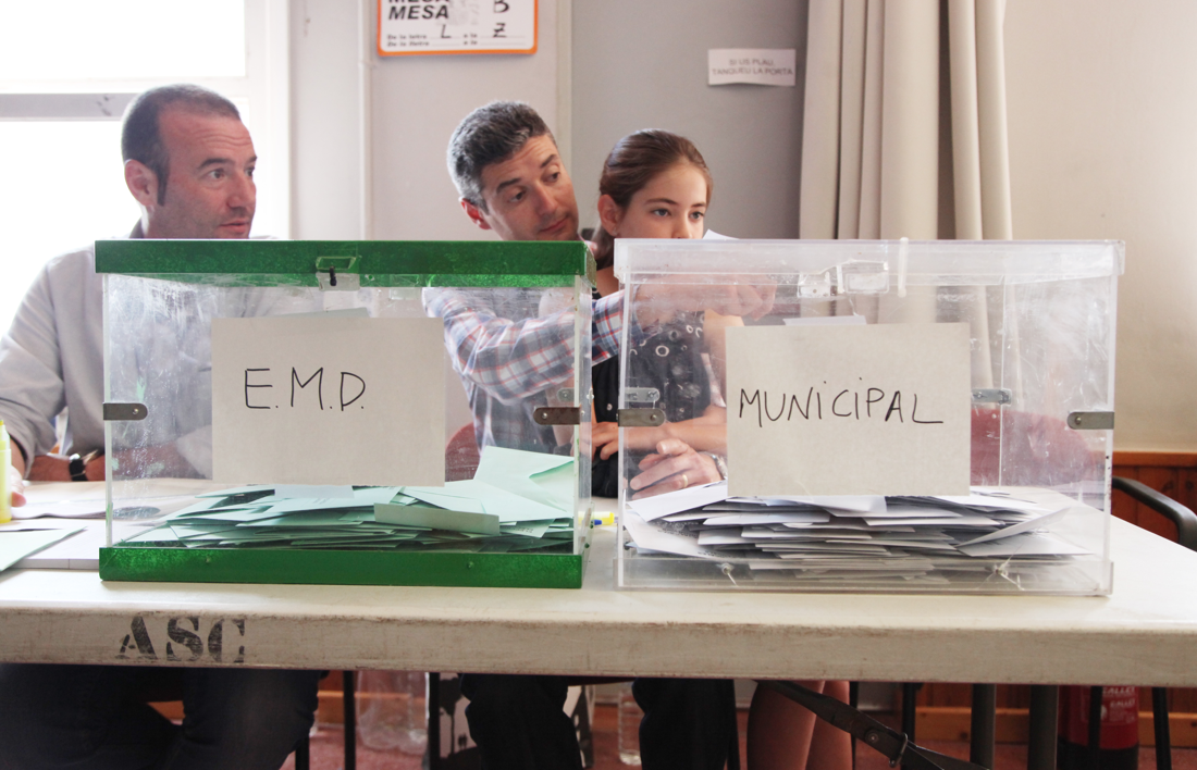 A Valldoreix hi ha dues urnes en les eleccions municipals FOTO: Lali Puig