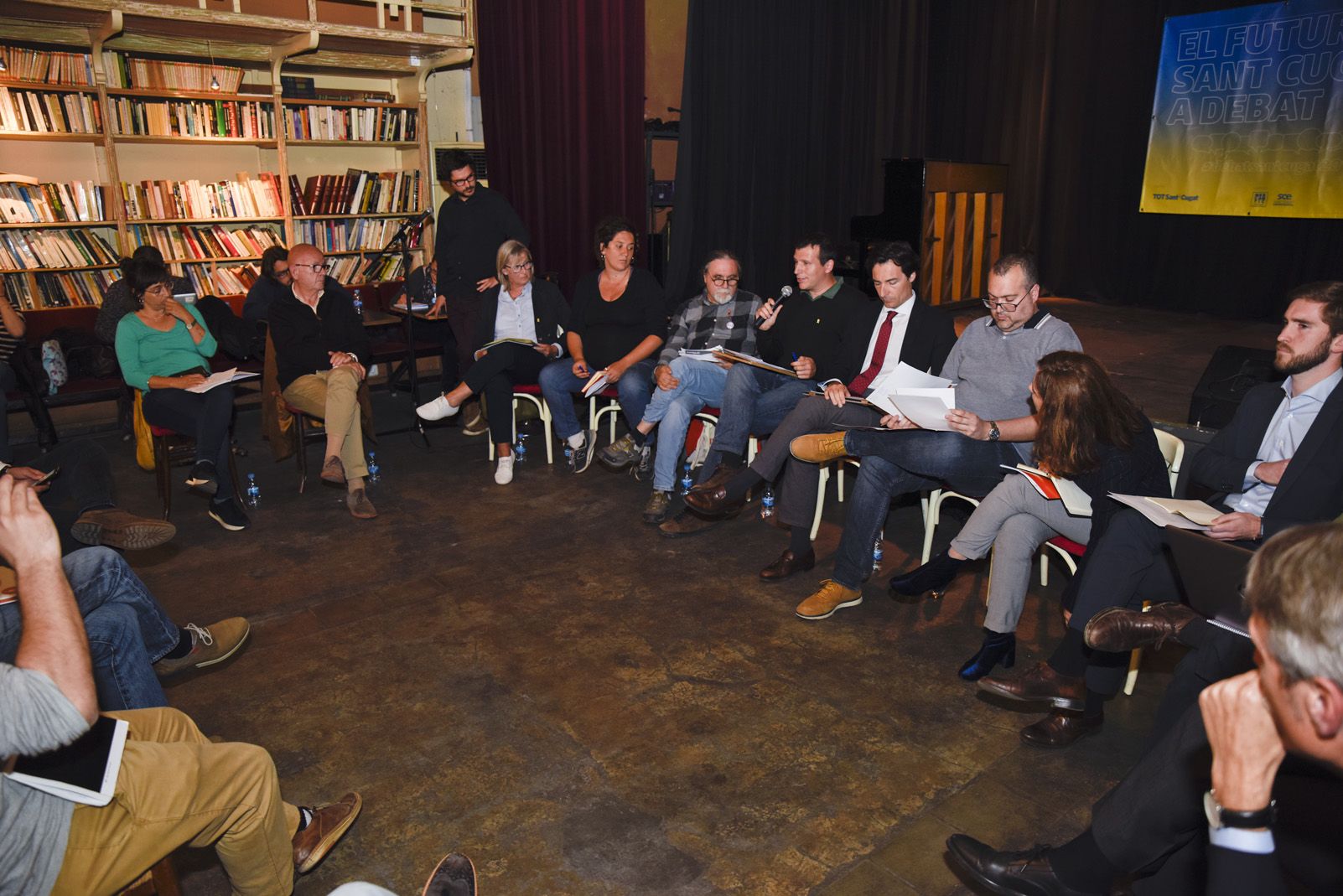 3er Debat Electoral: Habitatge. Foto: Bernat Millet.