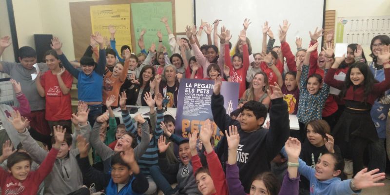Presentació de la 8a edició de Petits Camaleons, a l'escola Joan Maragall. FOTO: TOT Sant Cugat