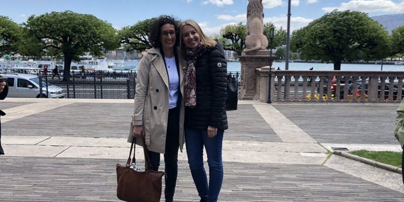 Rovira i Ingla a Ginebra. FOTO: Cedida