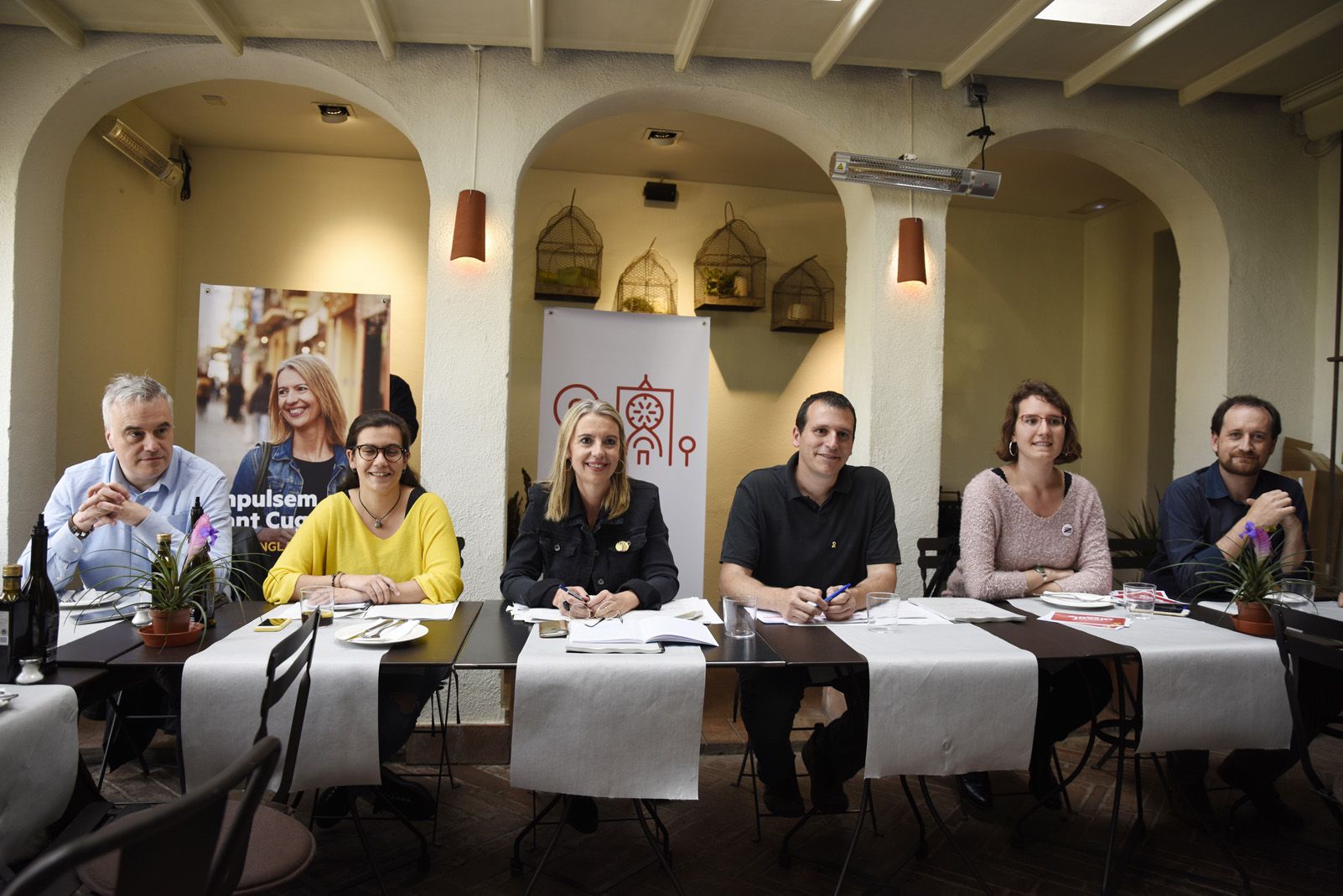 Presentació del programa electoral d'ERC-MES a Sant Cugat. FOTO: Bernat Millet