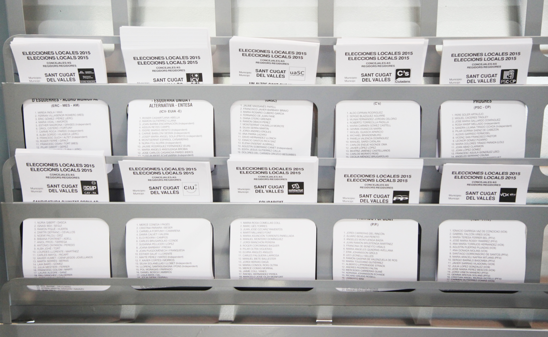 Dotze candidatures es presenten a les eleccions municipals de Sant Cugat FOTO: Lali Puig 