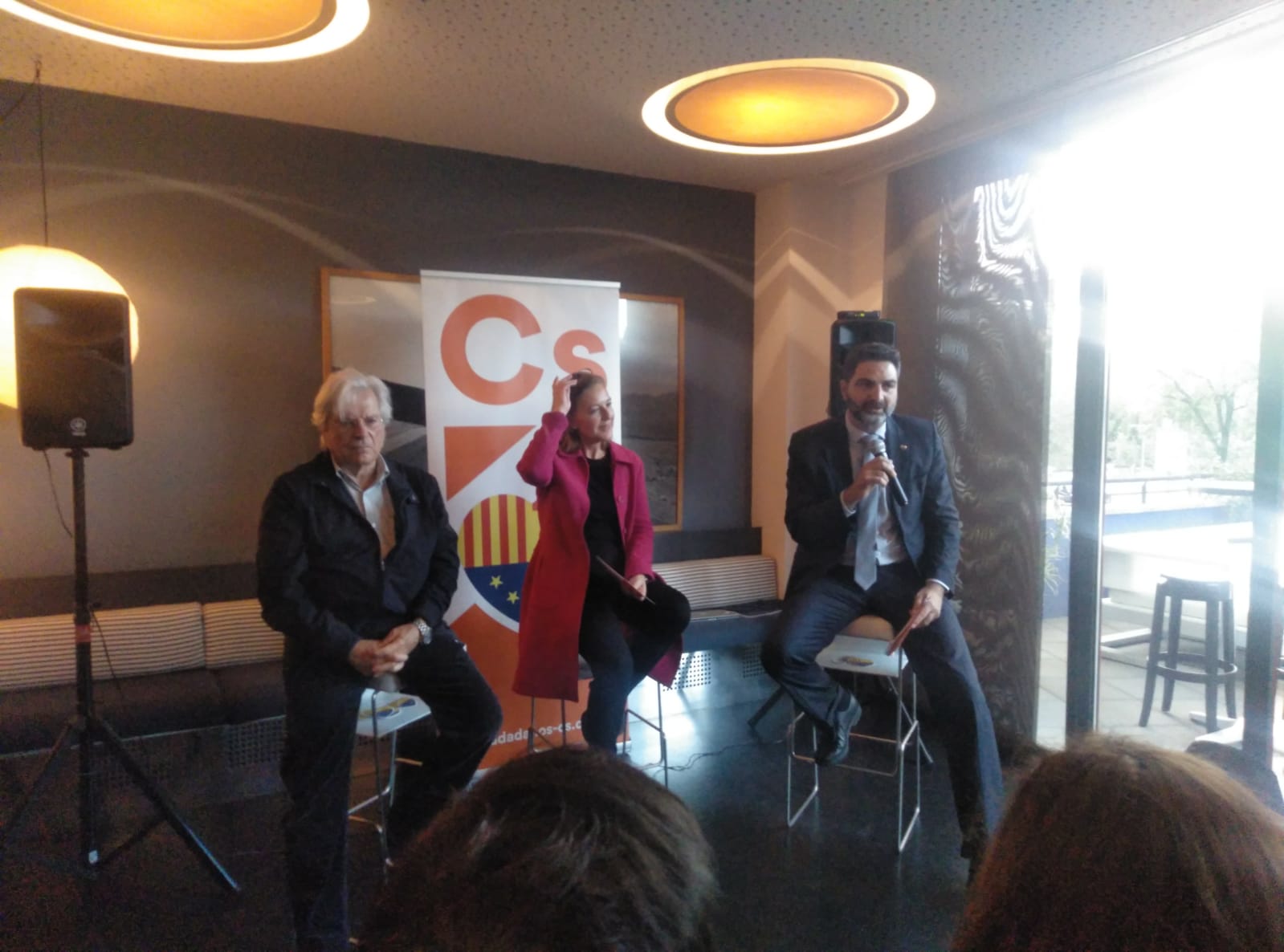 Acte polític de Cs. FOTO: Ferran Mitjà