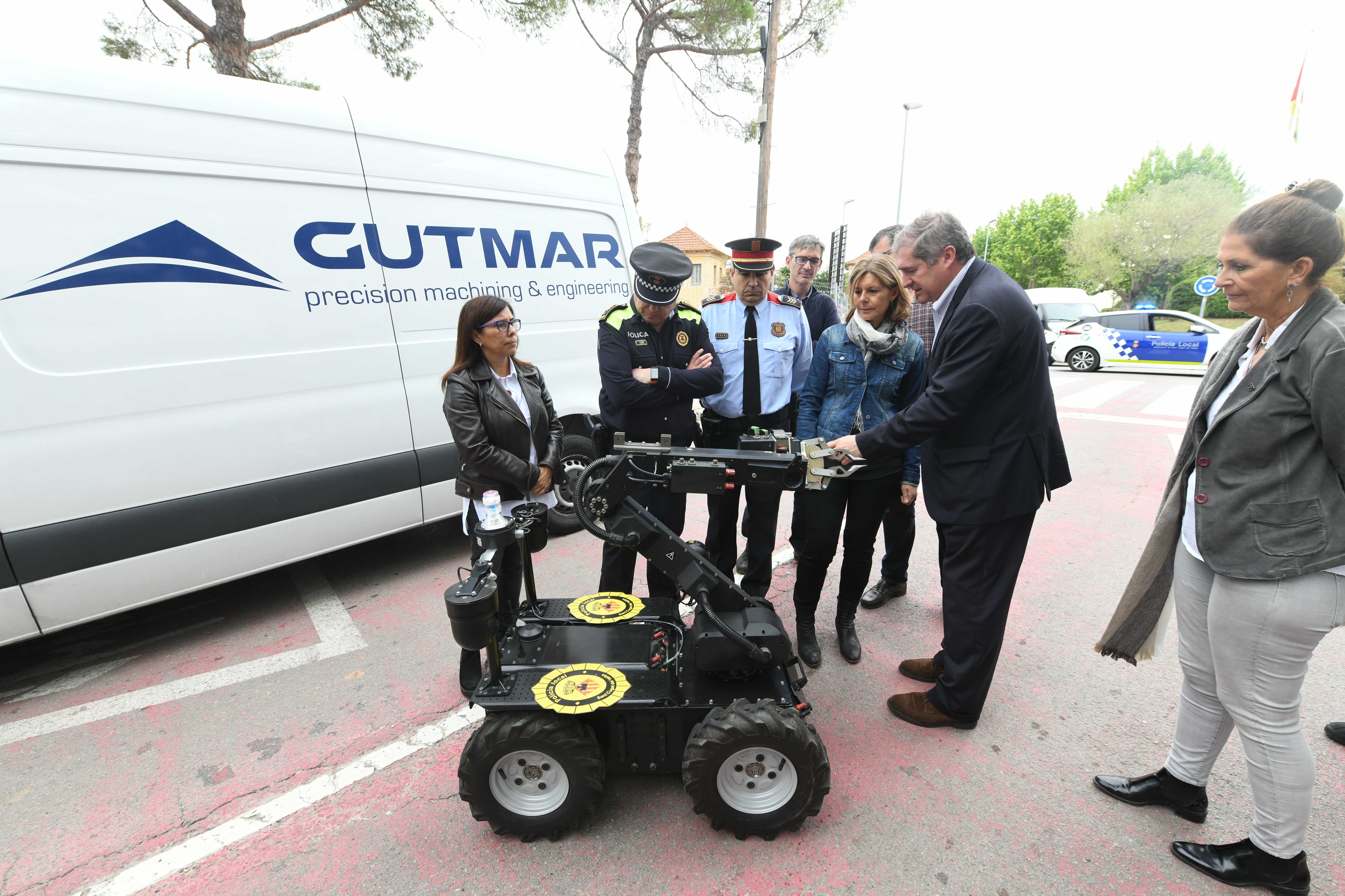 Presentació del Robot Policia. FOTO: Bernat Millet